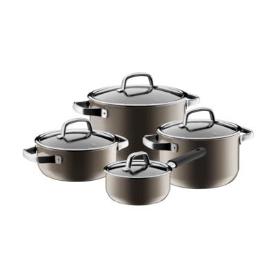 Pot Set Fusiontec Mineral 4 pcs. Dark Brass