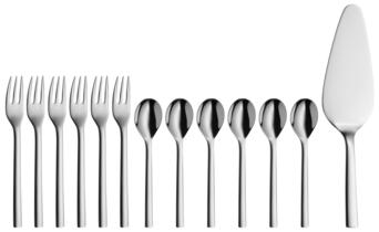 Cake fork, spoon and lifter set NUOVA, 13-piece