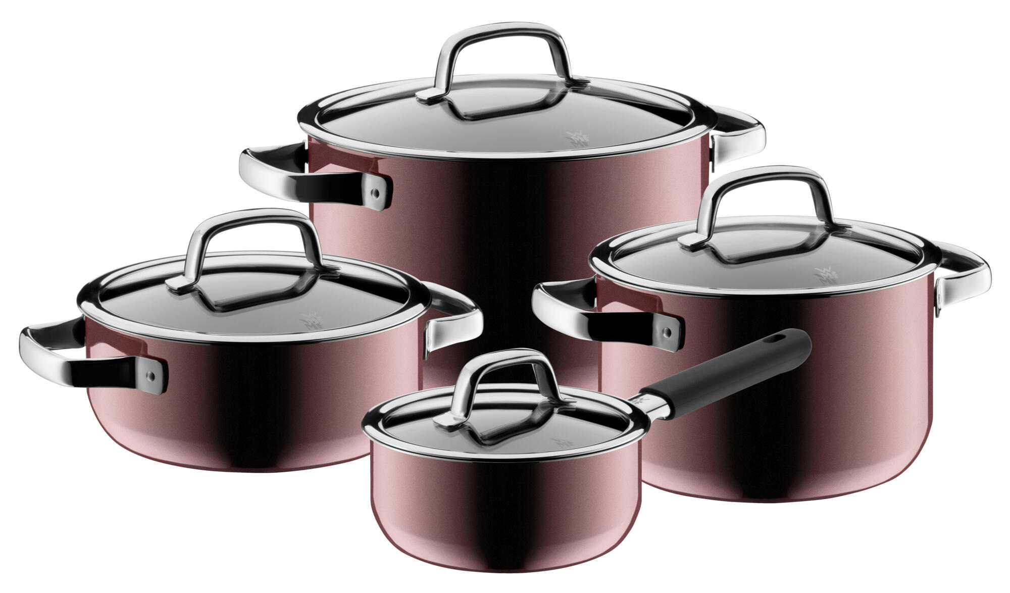 Pot Set Fusiontec Mineral 4 pcs. Rose Quartz